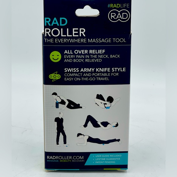 RAD: Silicone Peanut Roller Massage Tool for Neck Back & Feet with 18 Step Guide - Picture 6 of 12
